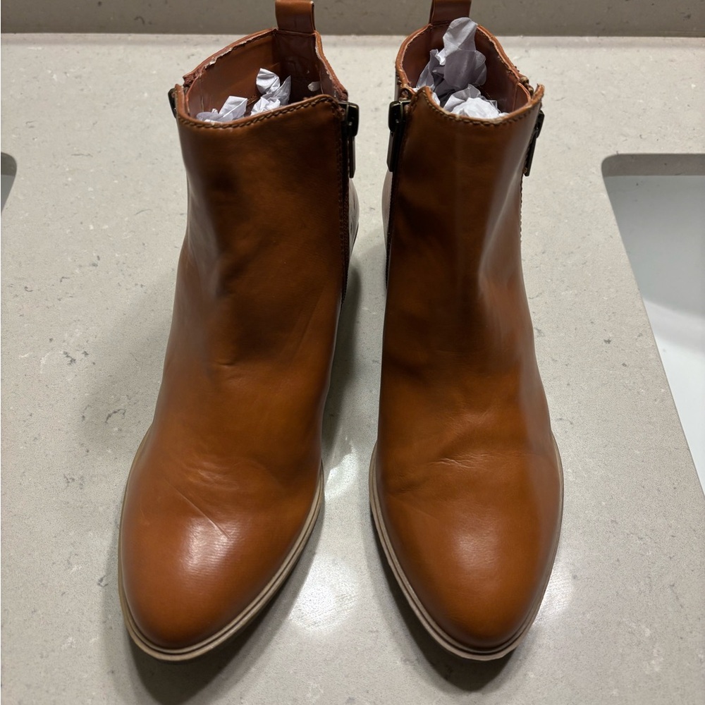 Chaps Brown Leather Men's Boots